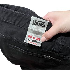 VANS SLIMBO black jeans 36 x 30